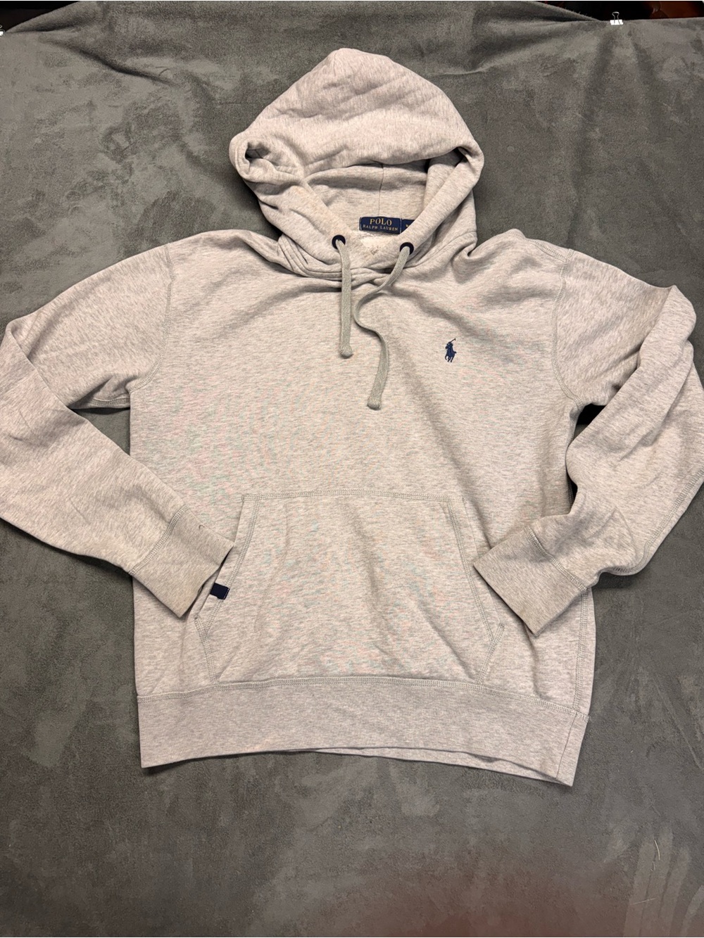 Ralph Lauren Light Gray Heather Pullover Hoodie